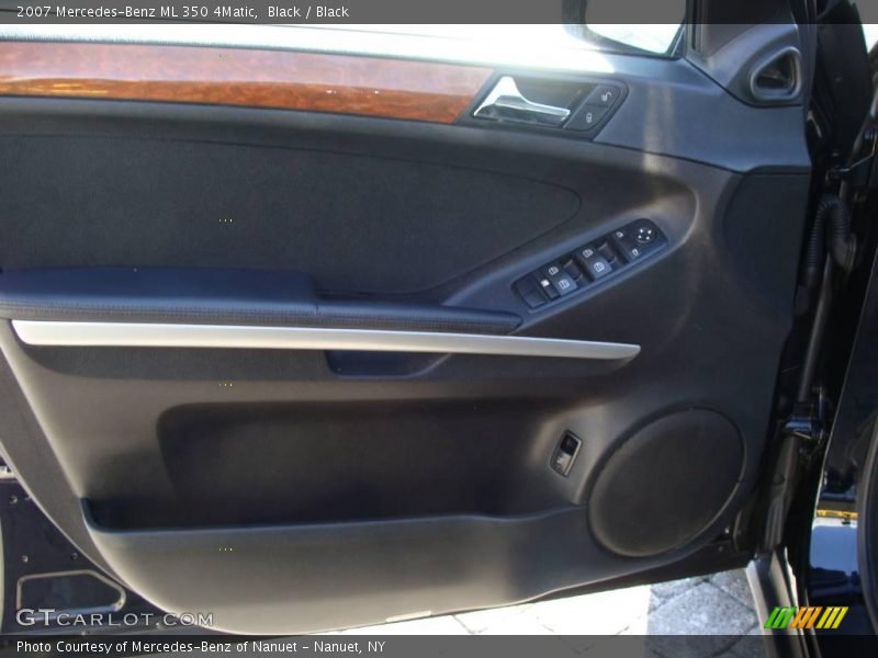 Black / Black 2007 Mercedes-Benz ML 350 4Matic