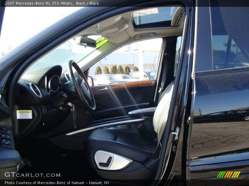 Black / Black 2007 Mercedes-Benz ML 350 4Matic