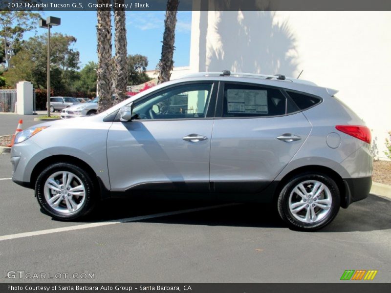 Graphite Gray / Black 2012 Hyundai Tucson GLS