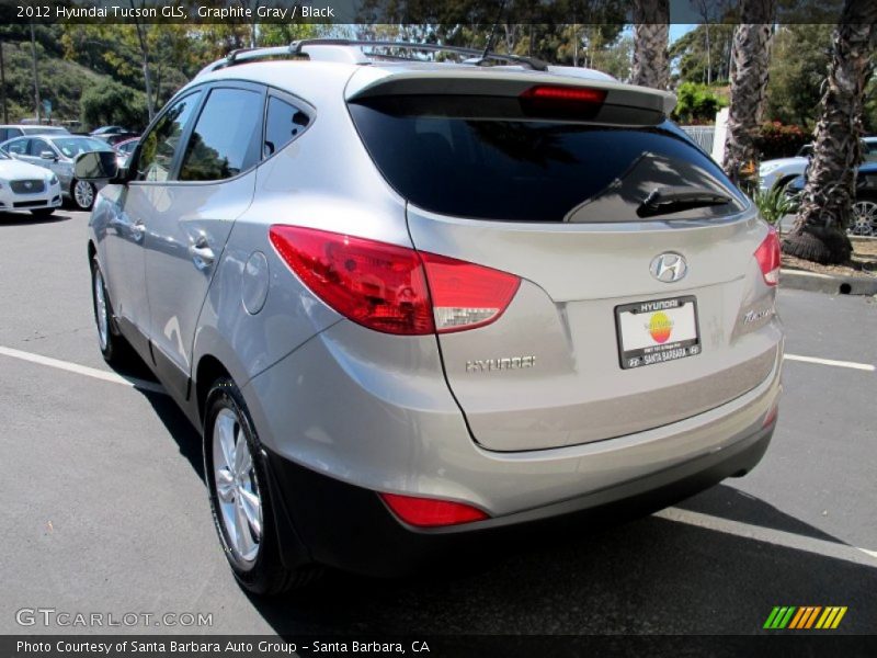 Graphite Gray / Black 2012 Hyundai Tucson GLS