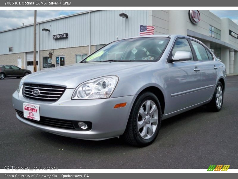 Silver / Gray 2006 Kia Optima EX V6