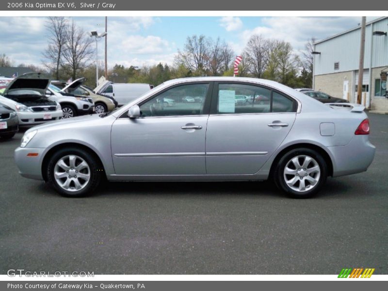 Silver / Gray 2006 Kia Optima EX V6
