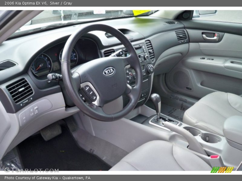 Silver / Gray 2006 Kia Optima EX V6