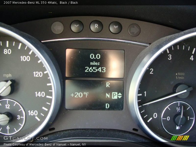 Black / Black 2007 Mercedes-Benz ML 350 4Matic