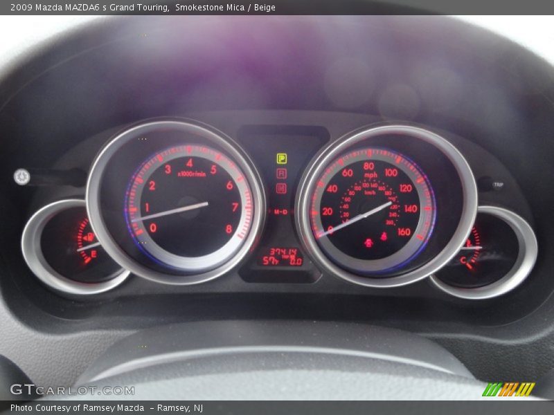 Smokestone Mica / Beige 2009 Mazda MAZDA6 s Grand Touring