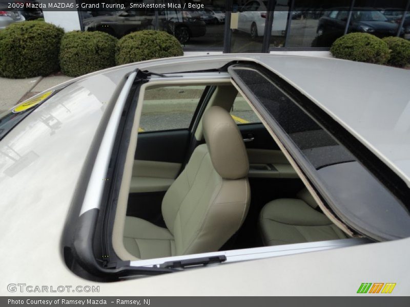 Sunroof of 2009 MAZDA6 s Grand Touring