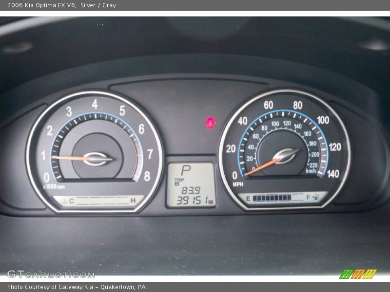 Silver / Gray 2006 Kia Optima EX V6