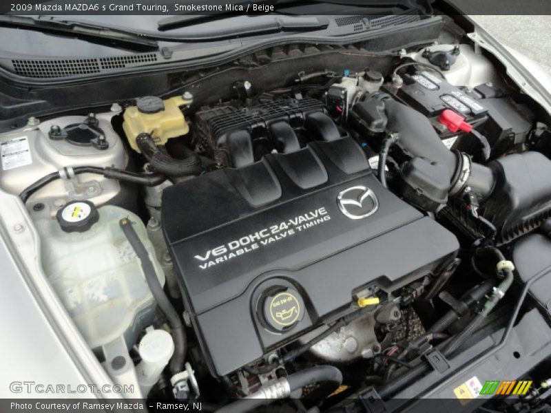  2009 MAZDA6 s Grand Touring Engine - 3.7 Liter DOHC 24-Valve VVT V6