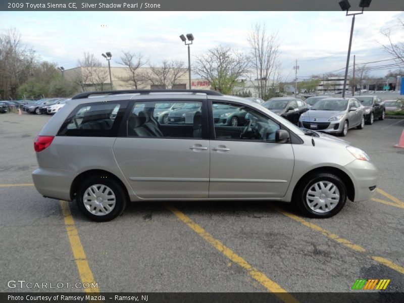 Silver Shadow Pearl / Stone 2009 Toyota Sienna CE