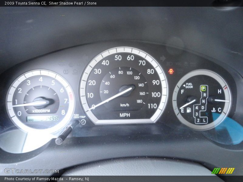 Silver Shadow Pearl / Stone 2009 Toyota Sienna CE