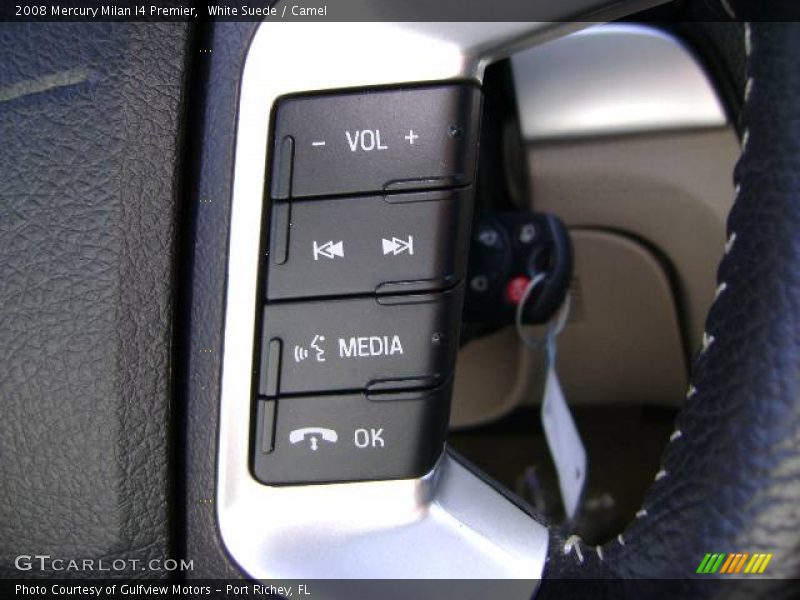 White Suede / Camel 2008 Mercury Milan I4 Premier