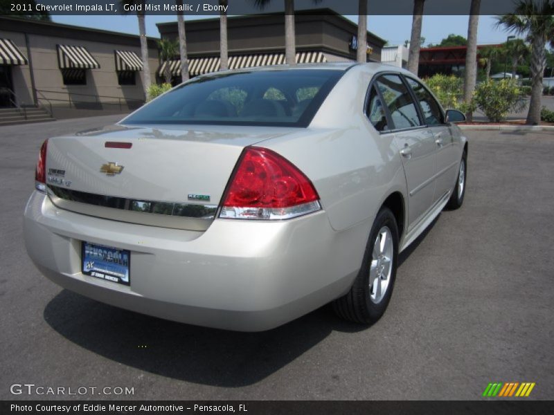 Gold Mist Metallic / Ebony 2011 Chevrolet Impala LT