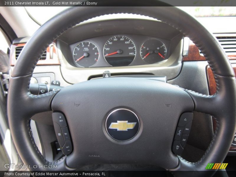 Gold Mist Metallic / Ebony 2011 Chevrolet Impala LT