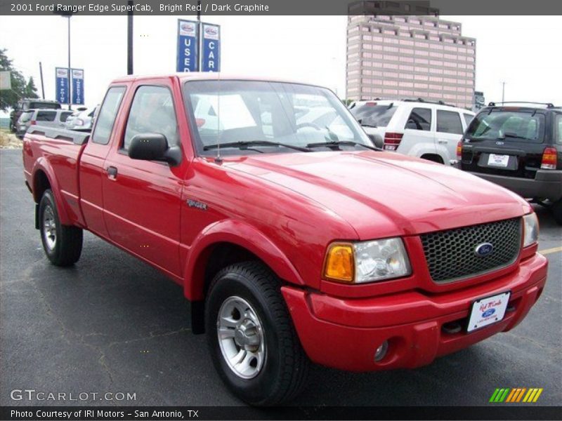 Bright Red / Dark Graphite 2001 Ford Ranger Edge SuperCab