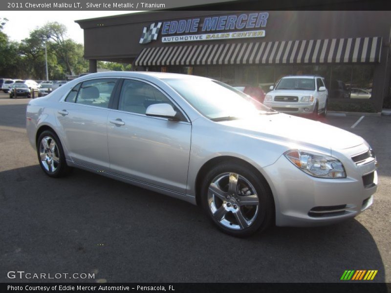 Silver Ice Metallic / Titanium 2011 Chevrolet Malibu LT