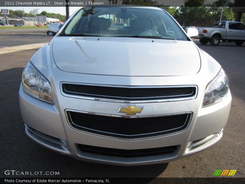 Silver Ice Metallic / Titanium 2011 Chevrolet Malibu LT