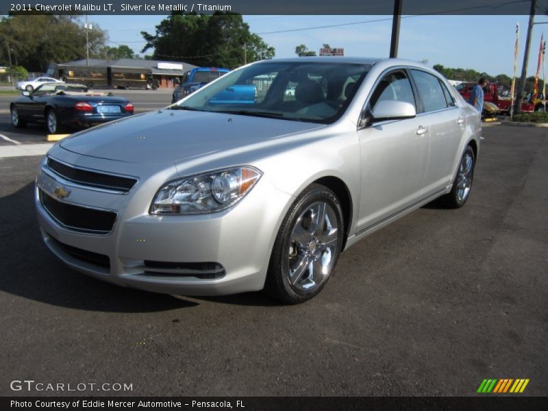 Silver Ice Metallic / Titanium 2011 Chevrolet Malibu LT