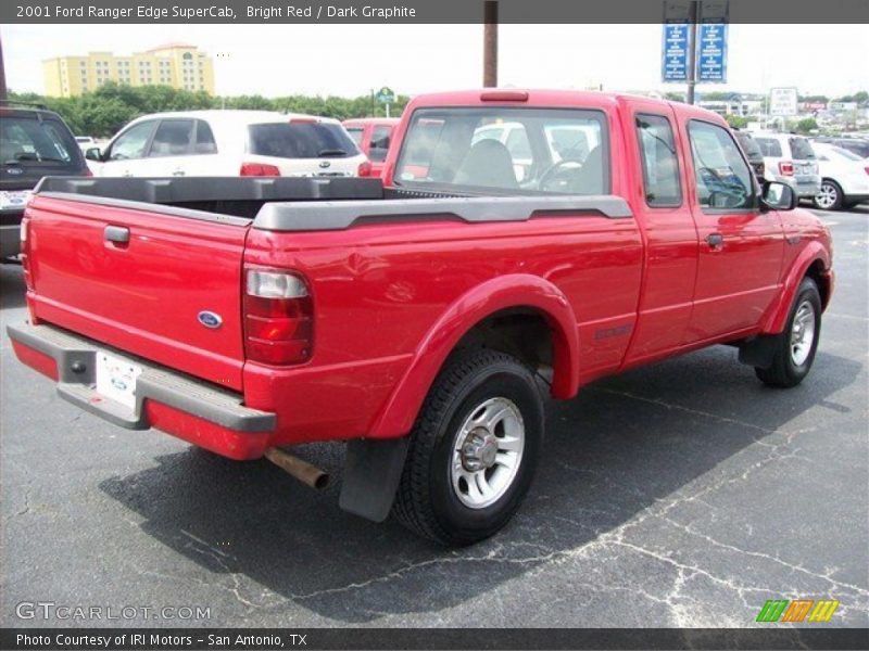 Bright Red / Dark Graphite 2001 Ford Ranger Edge SuperCab