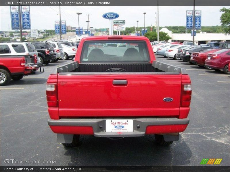 Bright Red / Dark Graphite 2001 Ford Ranger Edge SuperCab