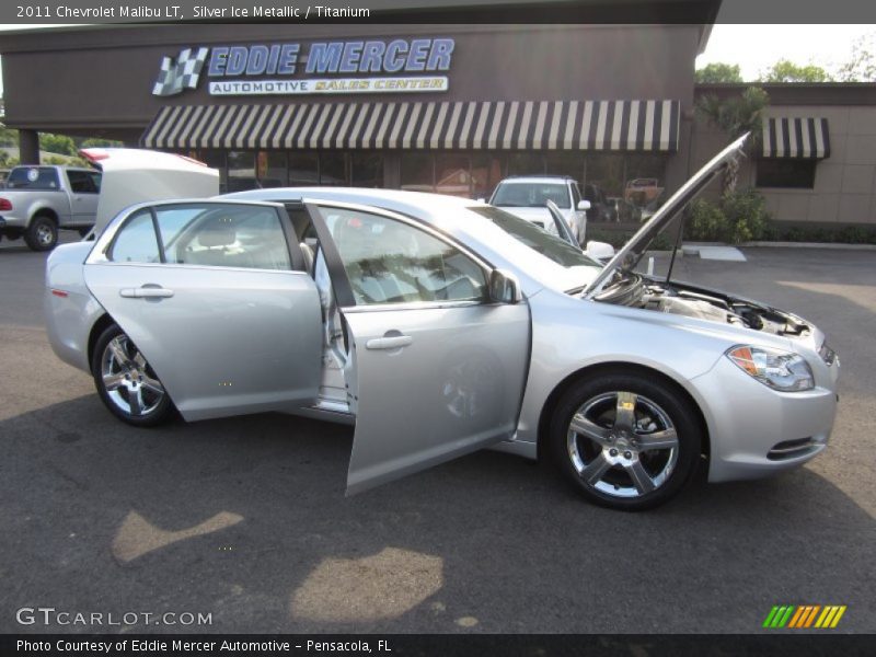 Silver Ice Metallic / Titanium 2011 Chevrolet Malibu LT