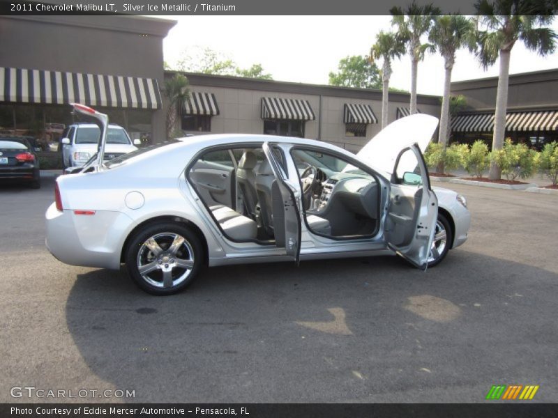 Silver Ice Metallic / Titanium 2011 Chevrolet Malibu LT