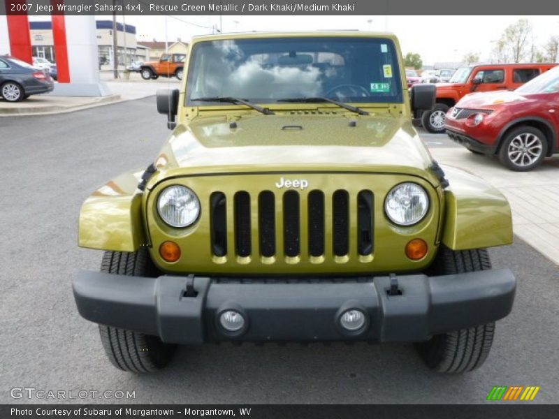  2007 Wrangler Sahara 4x4 Rescue Green Metallic