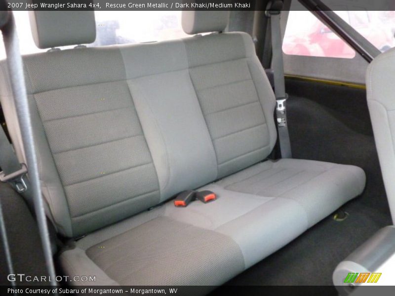 Rear Seat of 2007 Wrangler Sahara 4x4