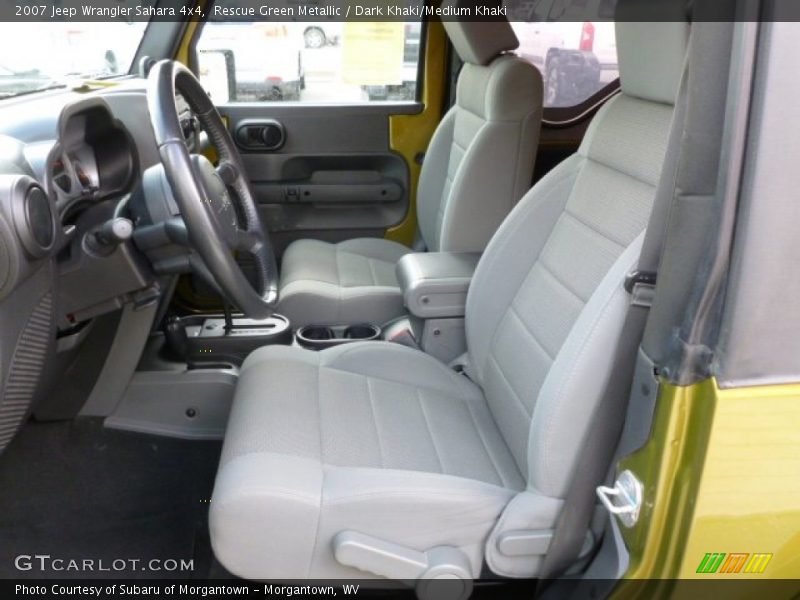 Front Seat of 2007 Wrangler Sahara 4x4
