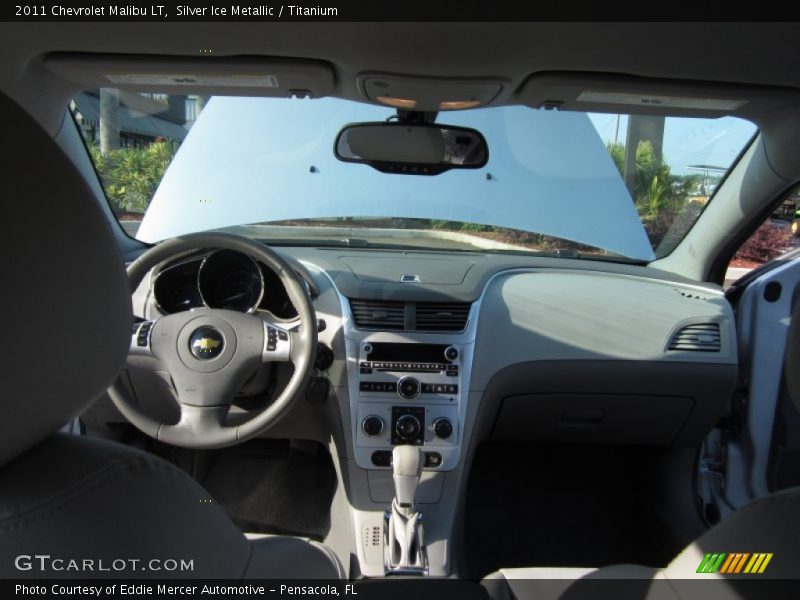 Silver Ice Metallic / Titanium 2011 Chevrolet Malibu LT