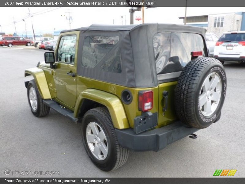 2007 Wrangler Sahara 4x4 Rescue Green Metallic
