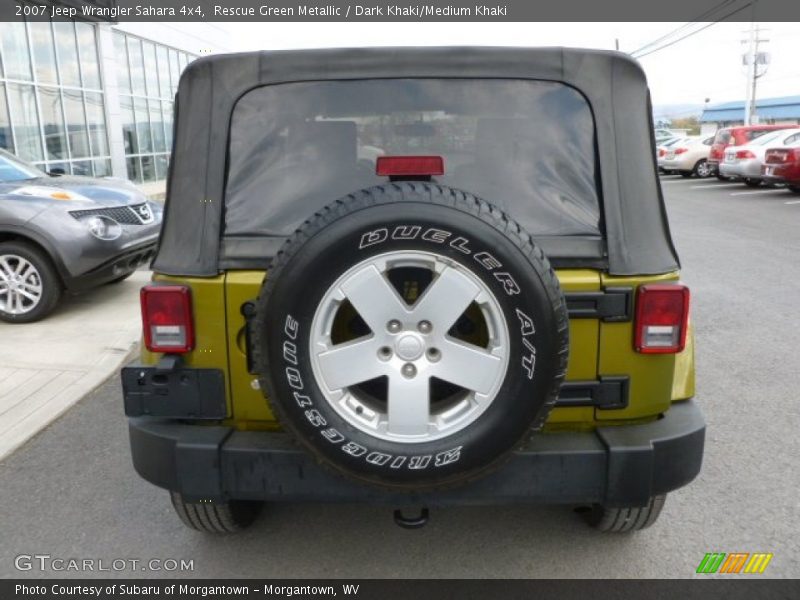 Rescue Green Metallic / Dark Khaki/Medium Khaki 2007 Jeep Wrangler Sahara 4x4