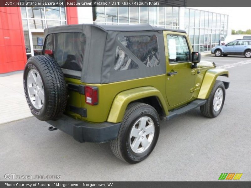  2007 Wrangler Sahara 4x4 Rescue Green Metallic
