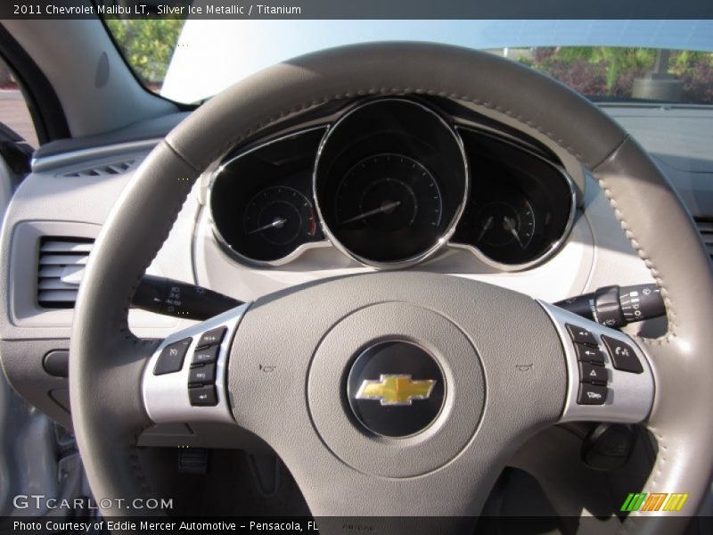Silver Ice Metallic / Titanium 2011 Chevrolet Malibu LT
