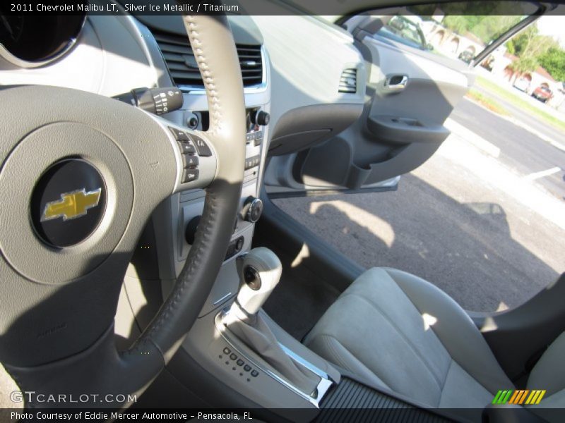 Silver Ice Metallic / Titanium 2011 Chevrolet Malibu LT