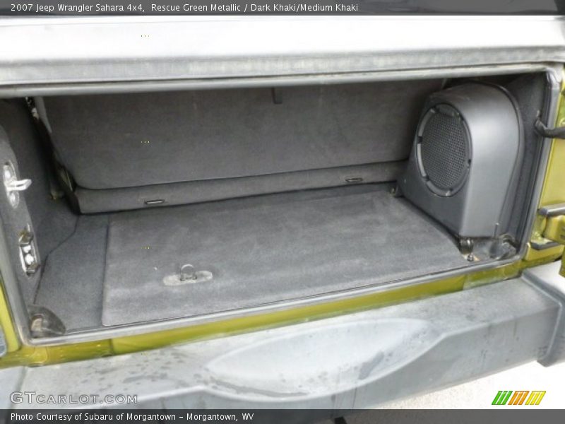  2007 Wrangler Sahara 4x4 Trunk
