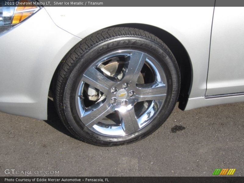 Silver Ice Metallic / Titanium 2011 Chevrolet Malibu LT