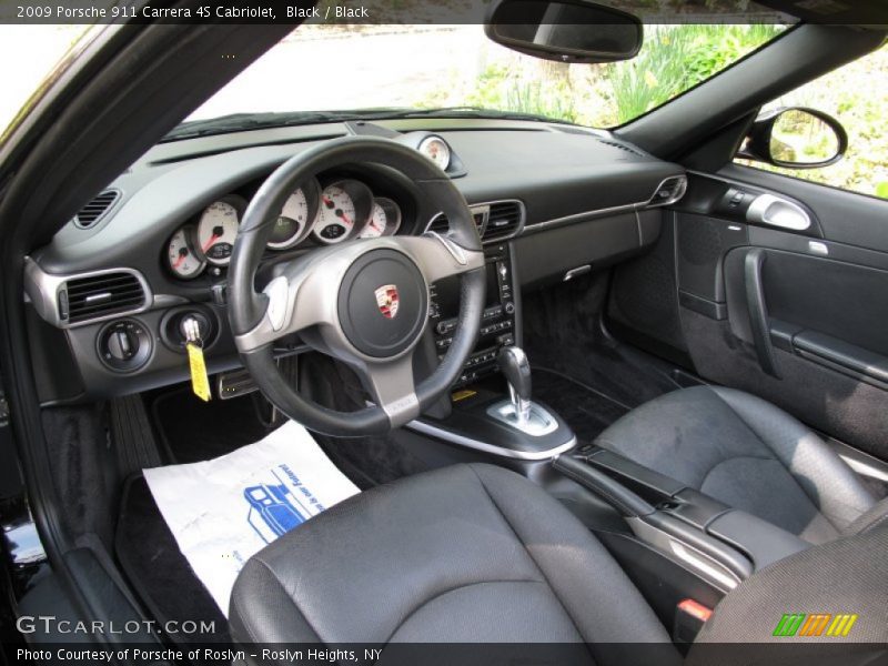  2009 911 Carrera 4S Cabriolet Black Interior