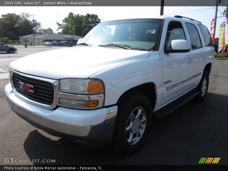 Summit White / Neutral/Shale 2003 GMC Yukon SLT