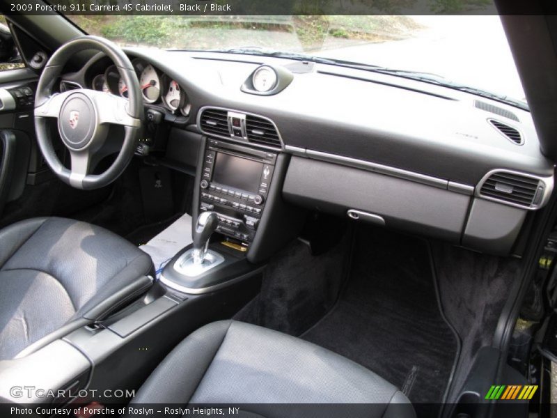 Black / Black 2009 Porsche 911 Carrera 4S Cabriolet