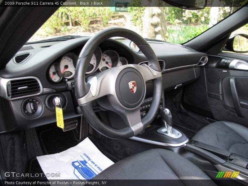  2009 911 Carrera 4S Cabriolet Black Interior