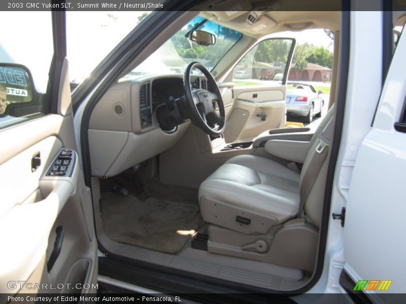 Summit White / Neutral/Shale 2003 GMC Yukon SLT