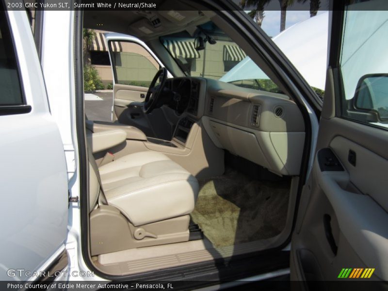 Summit White / Neutral/Shale 2003 GMC Yukon SLT