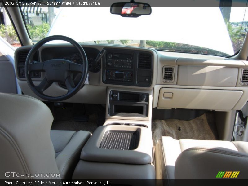 Summit White / Neutral/Shale 2003 GMC Yukon SLT
