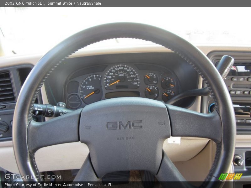 Summit White / Neutral/Shale 2003 GMC Yukon SLT