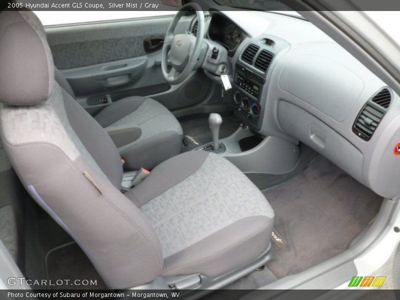 Silver Mist / Gray 2005 Hyundai Accent GLS Coupe