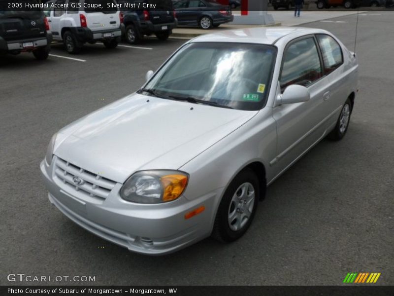 Silver Mist / Gray 2005 Hyundai Accent GLS Coupe