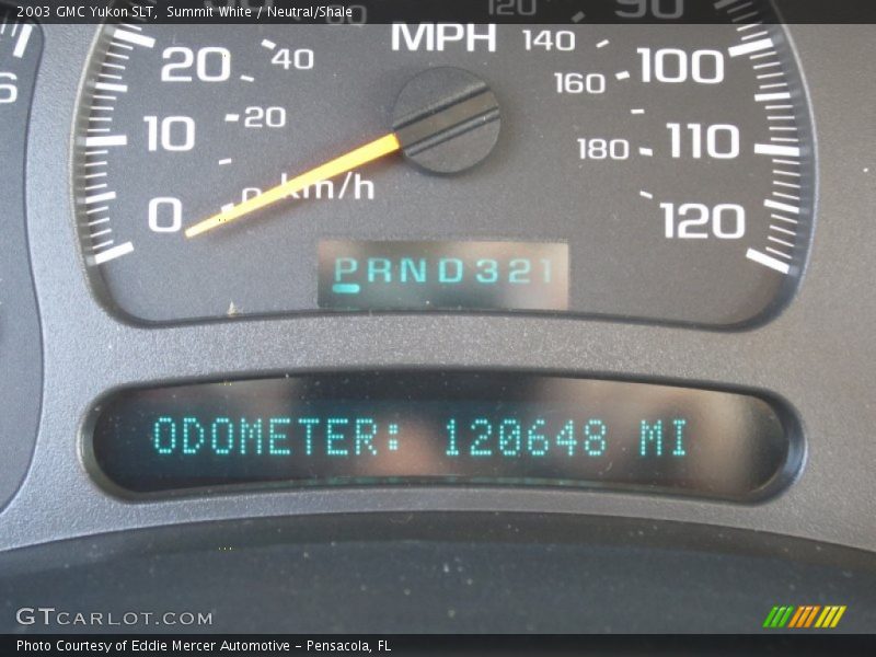 Summit White / Neutral/Shale 2003 GMC Yukon SLT