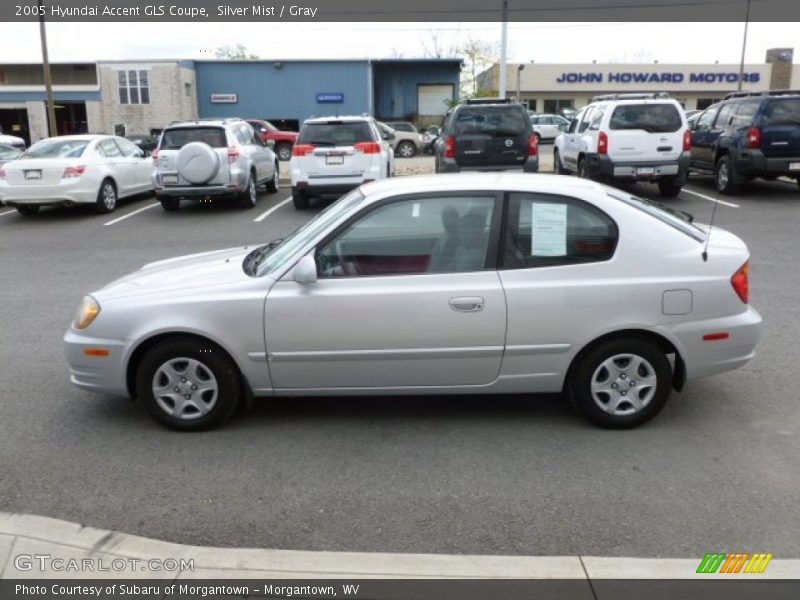 Silver Mist / Gray 2005 Hyundai Accent GLS Coupe