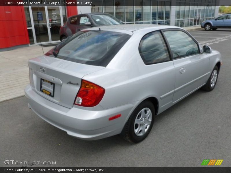 Silver Mist / Gray 2005 Hyundai Accent GLS Coupe