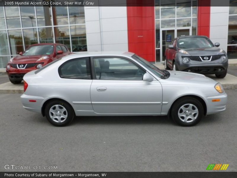 Silver Mist / Gray 2005 Hyundai Accent GLS Coupe